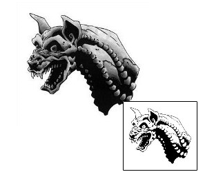 Gargoyle Tattoo Mythology tattoo | KHF-00107