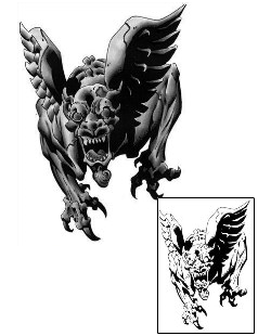 Gargoyle Tattoo Mythology tattoo | KHF-00110