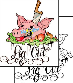 Pig Tattoo pig-tattoos-kierra-fox-kjf-00007
