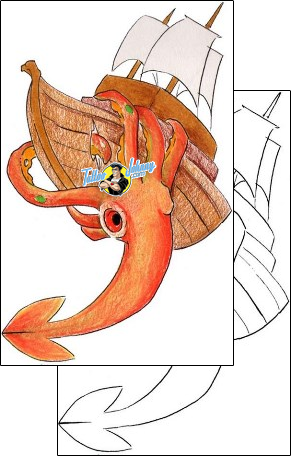 Octopus Tattoo marine-life-octopus-tattoos-kierra-fox-kjf-00055