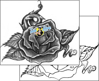 Flower Tattoo plant-life-flowers-tattoos-karin-ackerman-kkf-00004