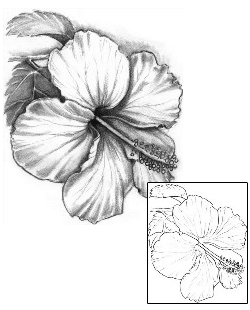 Hibiscus Tattoo Plant Life tattoo | KKF-00007