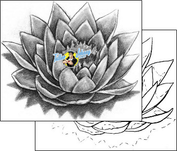Flower Tattoo plant-life-flowers-tattoos-karin-ackerman-kkf-00013