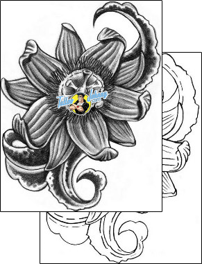 Flower Tattoo plant-life-flowers-tattoos-karin-ackerman-kkf-00017