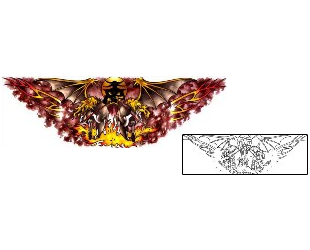 Wings Tattoo Specific Body Parts tattoo | KLF-00185