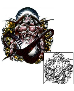 Monster Tattoo Mythology tattoo | KLF-00201