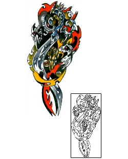 Dagger Tattoo Horror tattoo | KLF-00203