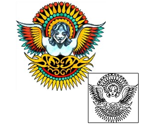 Angel Tattoo Religious & Spiritual tattoo | KLF-00210