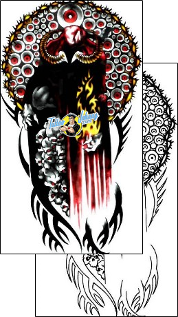 Horror Tattoo horror-tattoos-kole-klf-00237