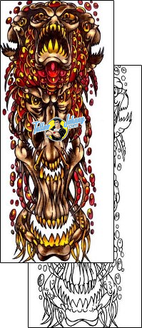 Horror Tattoo horror-tattoos-kole-klf-00262