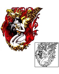 Angel Tattoo Religious & Spiritual tattoo | KLF-00269