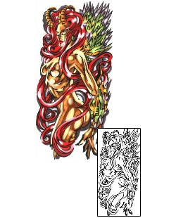 Fallen Angel Tattoo Mythology tattoo | KLF-00278