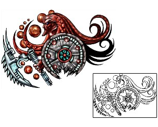 Monster Tattoo Horror tattoo | KLF-00383