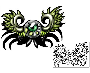 Monster Tattoo Horror tattoo | KLF-00384