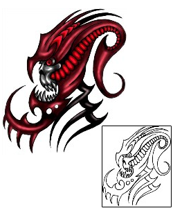 Monster Tattoo Tattoo Styles tattoo | KLF-00397