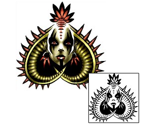 Monster Tattoo Horror tattoo | KLF-00401