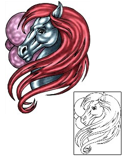 Horse Tattoo Animal tattoo | KLF-00448