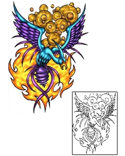 Phoenix Tattoo For Women tattoo | KLF-00479