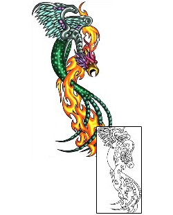 Phoenix Tattoo For Women tattoo | KLF-00480