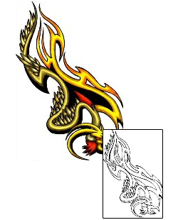 Phoenix Tattoo For Women tattoo | KLF-00490