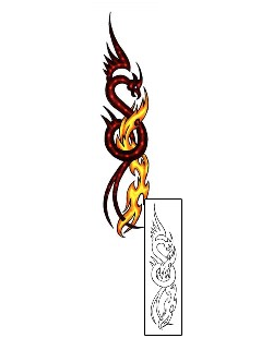 Phoenix Tattoo For Women tattoo | KLF-00491