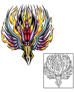 Phoenix Tattoo For Women tattoo | KLF-00500