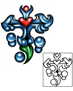 Sacred Heart Tattoo Religious & Spiritual tattoo | KLF-00504