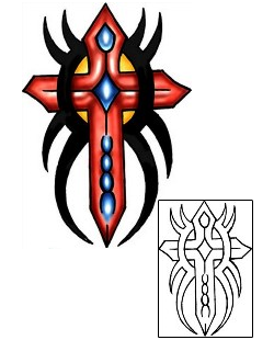 Cross Tattoo Tattoo Styles tattoo | KLF-00537