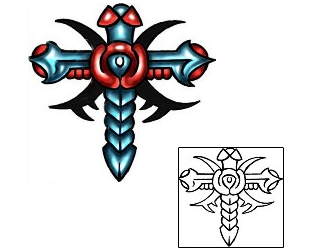 Cross Tattoo Tattoo Styles tattoo | KLF-00547