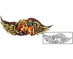 Angel Tattoo Religious & Spiritual tattoo | KLF-00573