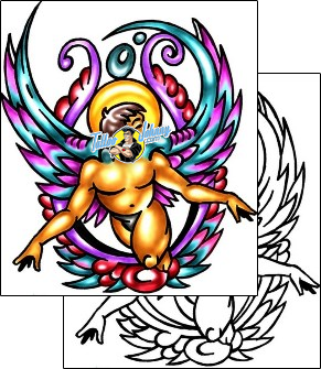 Wings Tattoo fantasy-tattoos-kole-klf-00585