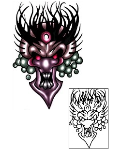 Monster Tattoo Tattoo Styles tattoo | KLF-00594