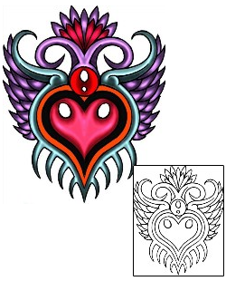 Heart Tattoo Tattoo Styles tattoo | KLF-00636