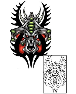 Monster Tattoo Tattoo Styles tattoo | KLF-00652