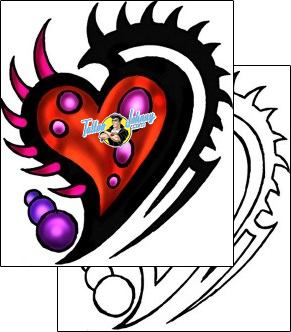 Heart Tattoo for-women-heart-tattoos-kole-klf-00664