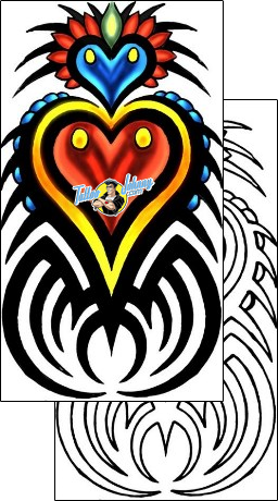 Heart Tattoo for-women-heart-tattoos-kole-klf-00671