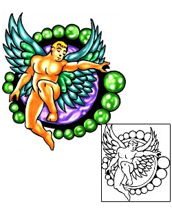 Angel Tattoo Religious & Spiritual tattoo | KLF-00693