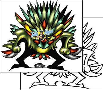 Monster Tattoo horror-monster-tattoos-kole-klf-00698
