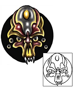 Monster Tattoo Horror tattoo | KLF-00706
