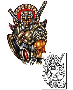 Warrior Tattoo Mythology tattoo | KLF-00710