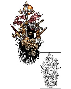 Warrior Tattoo Mythology tattoo | KLF-00726