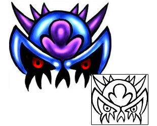 Monster Tattoo Horror tattoo | KLF-00732