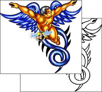 Wings Tattoo fantasy-tattoos-kole-klf-00746