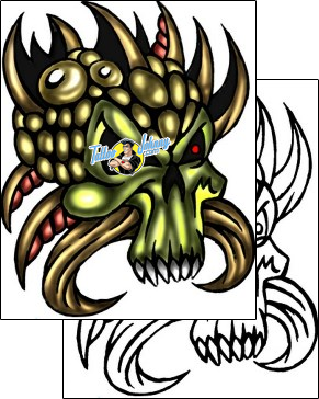 Monster Tattoo horror-monster-tattoos-kole-klf-00748