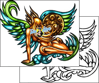 Woman Tattoo fairy-tattoos-kole-klf-00758