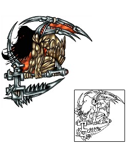Monster Tattoo Horror tattoo | KLF-00759