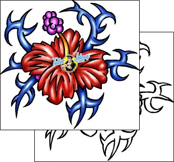 Hibiscus Tattoo plant-life-hibiscus-tattoos-kole-klf-00770