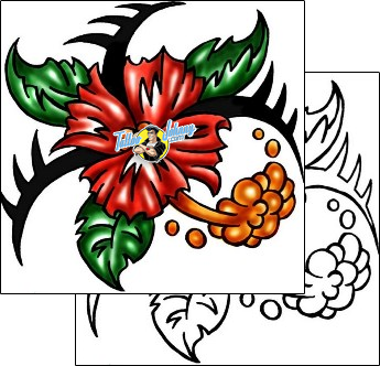 Hibiscus Tattoo plant-life-hibiscus-tattoos-kole-klf-00774