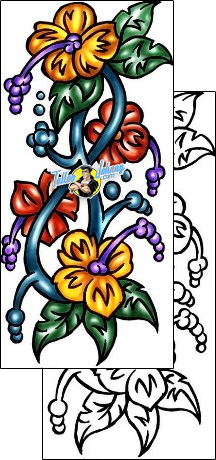 Hibiscus Tattoo plant-life-hibiscus-tattoos-kole-klf-00775