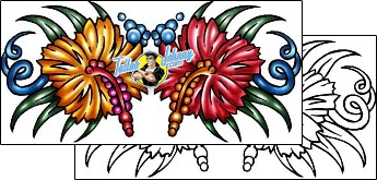 Hibiscus Tattoo plant-life-hibiscus-tattoos-kole-klf-00776